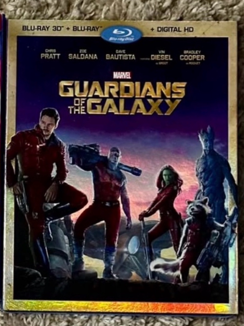 Marvel Guardians of the Galaxy - 3D and blu-ray edition